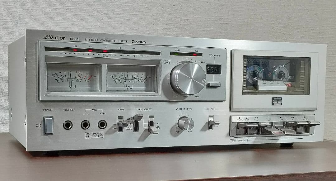 ビクター Victor KD-A3 カセットデッキ【録音再生良好】