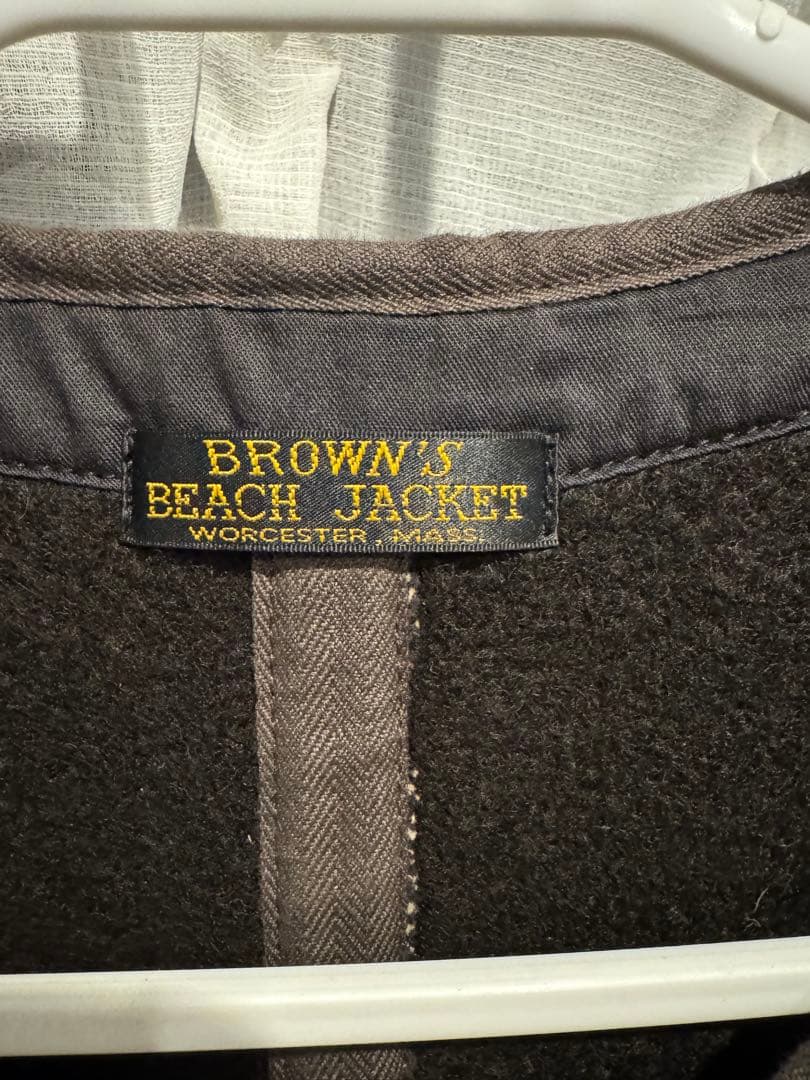 ブラウンズビーチ　ベスト　フルカウント製BBJ-001 ビーチクロス