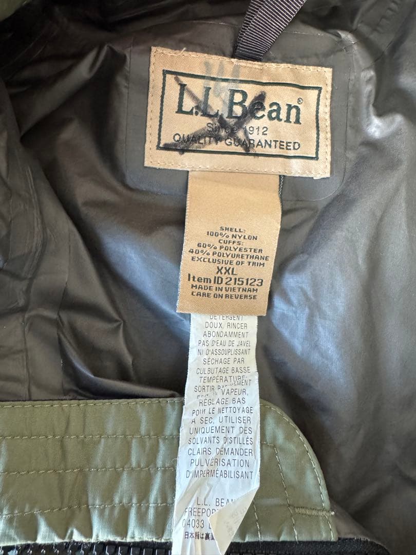 ジャケット・アウター L.L.Bean gore-tex fishing jacket olive