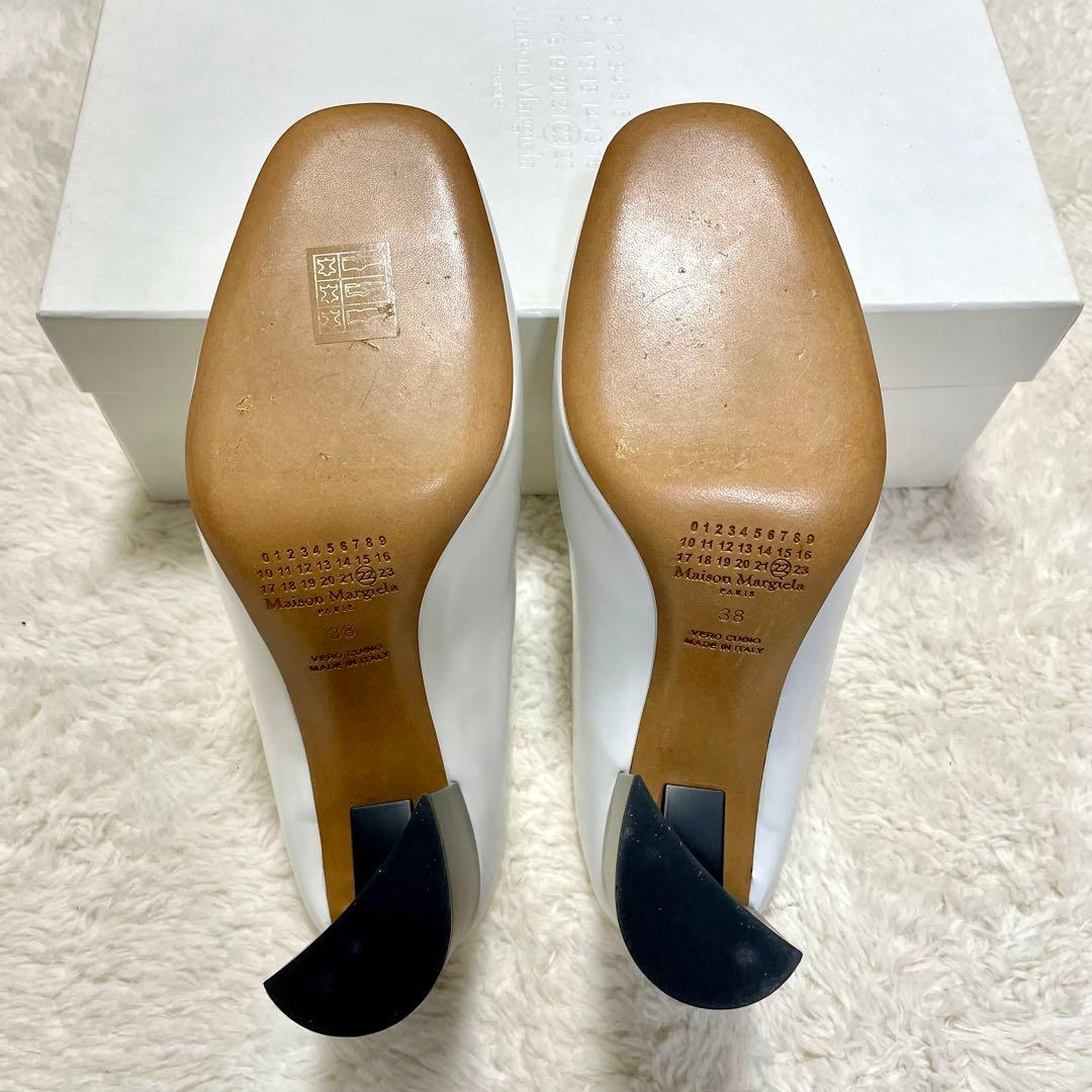 箱付き美品 メゾン マルジェラ レザー ミュール サボ サンダル シューズ
