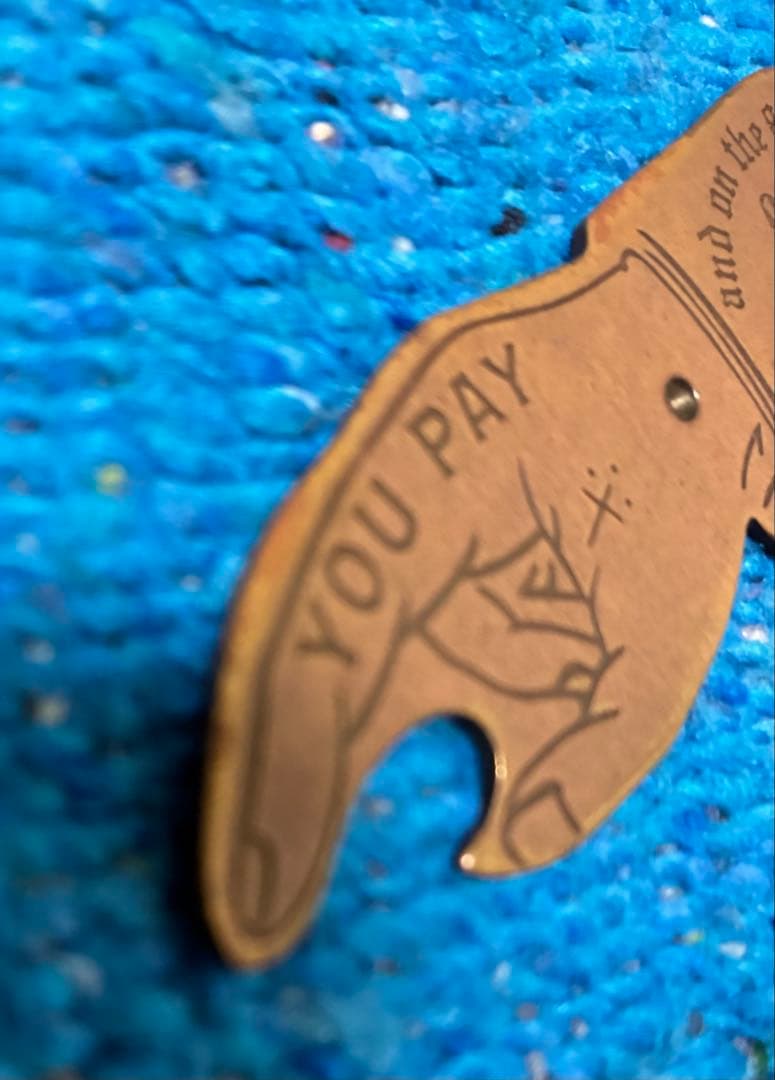 テンダーロイン キーホルダー　真鍮