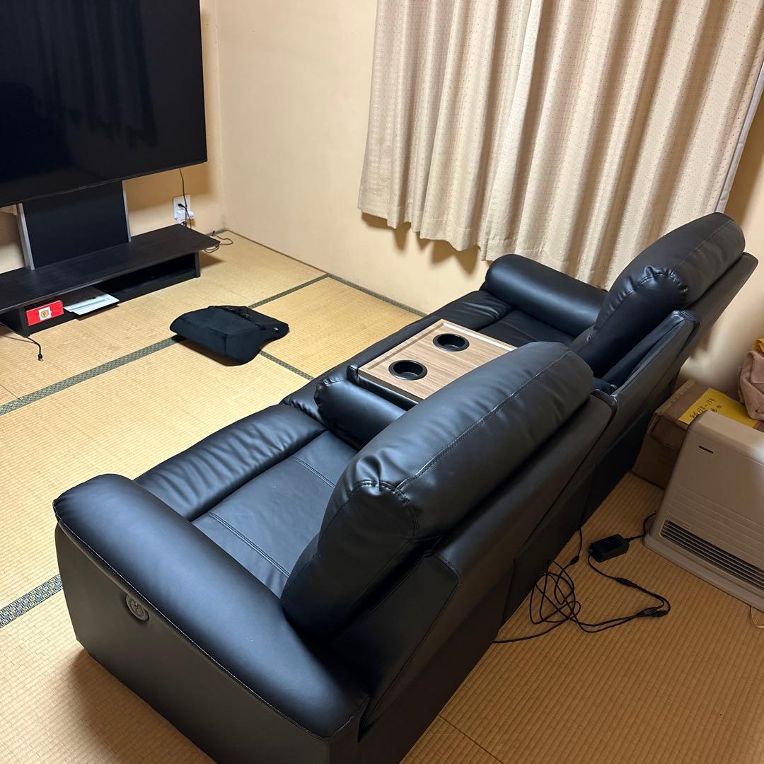 ニトリ Nビリーバ 3人掛け 電動リクライニングソファ