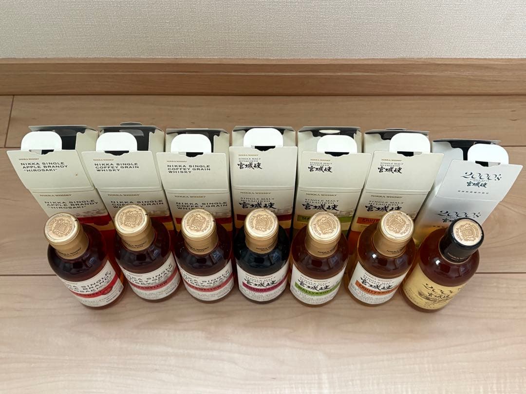 新品未開封　宮城峡蒸溜所限定180ml 7本セット