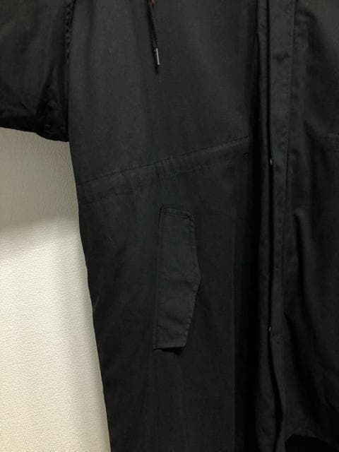 新品☆6L黒系♪5wayモッズコート♪ボアパーカー☆w625