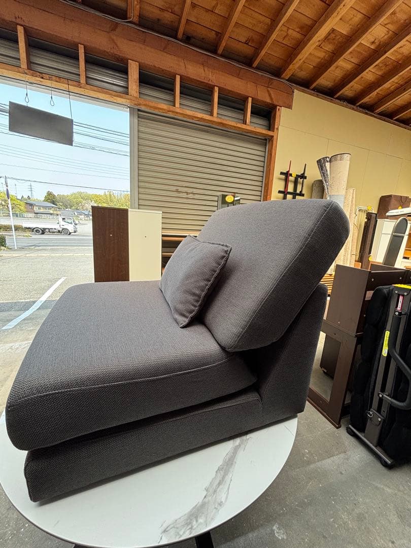 ニトリ NITORI 一人掛けソファベッド パーシーヌノ グレー