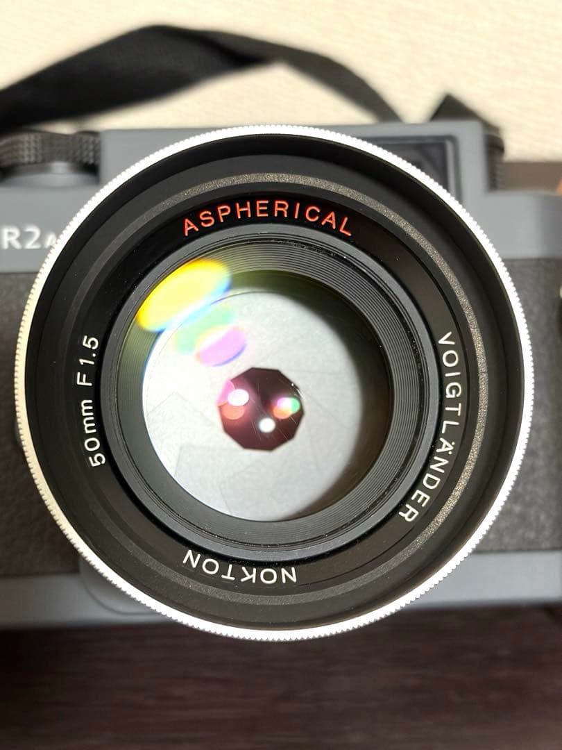 み*ゆ様 外観良好 Voigtlander BESSA-R2A Gray レンズ