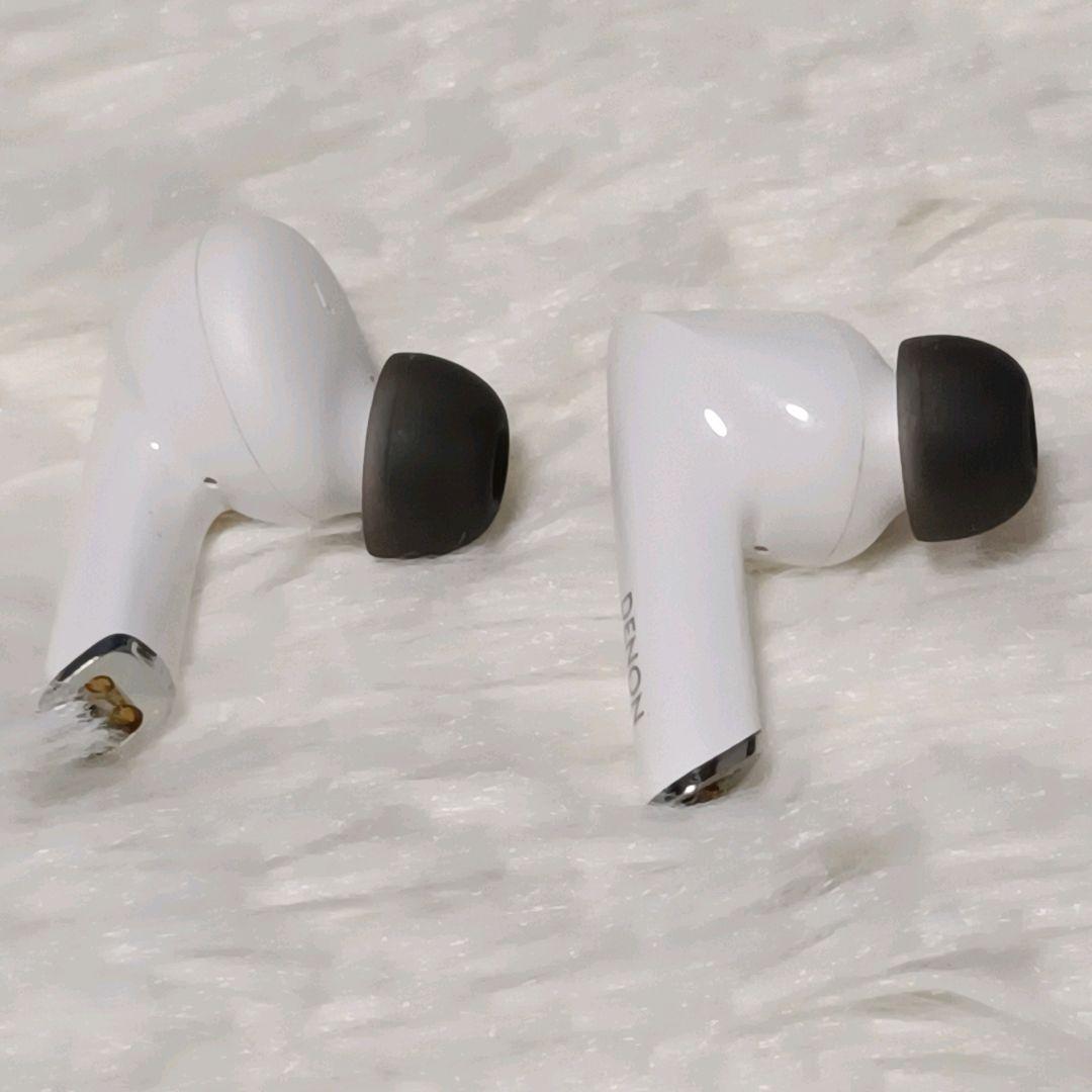 【美品】DENON AH-C830NCW ワイヤレスイヤホン ホワイト