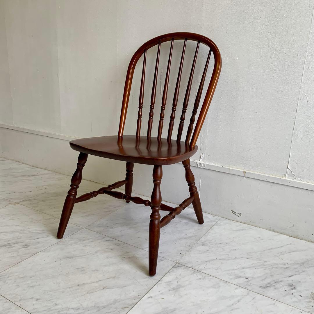 【柏木工】ウィンザーチェア／ダイニングチェア／飛騨家具 ④