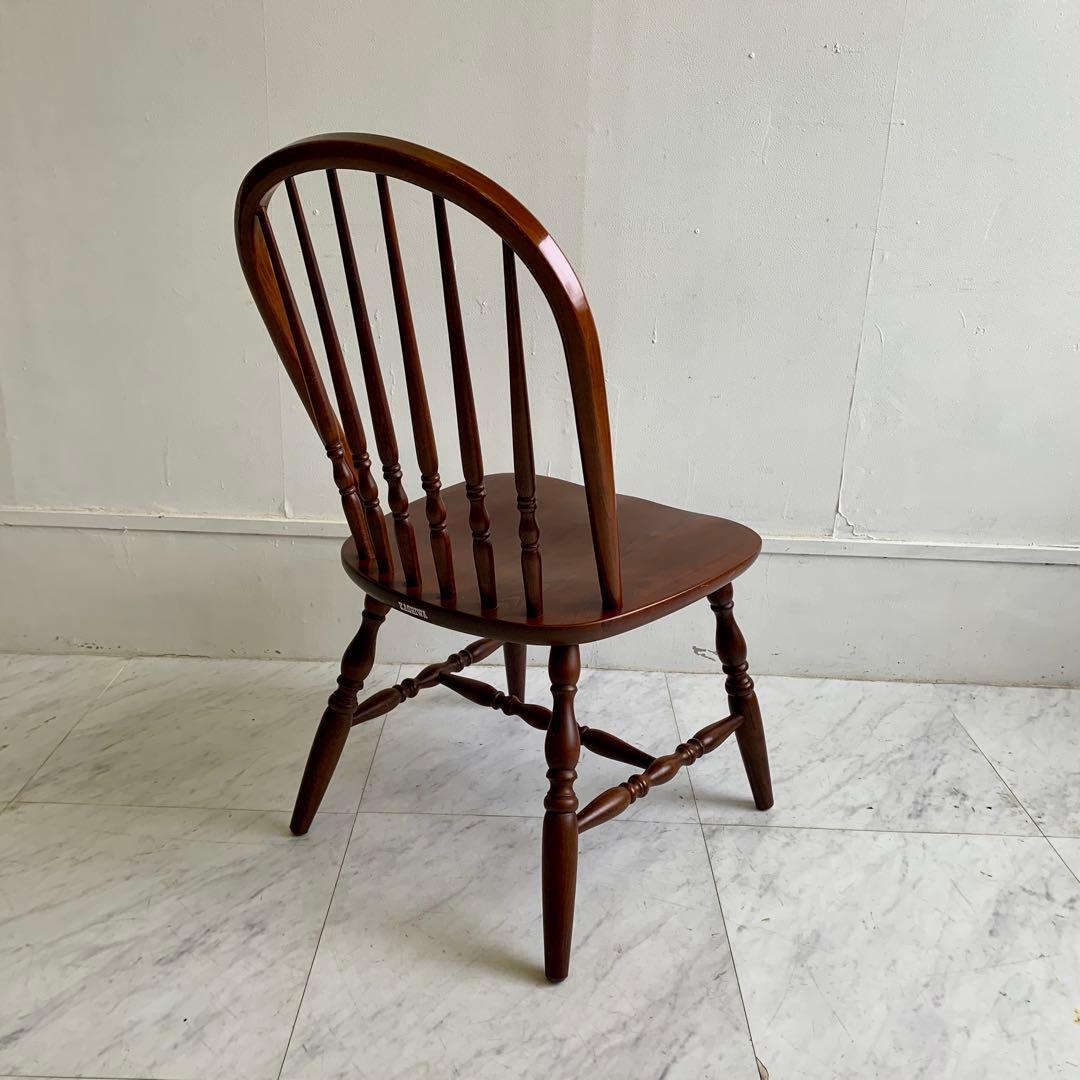 【柏木工】ウィンザーチェア／ダイニングチェア／飛騨家具 ④