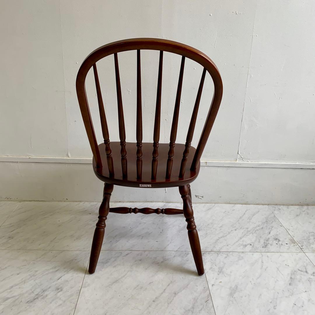 【柏木工】ウィンザーチェア／ダイニングチェア／飛騨家具 ④