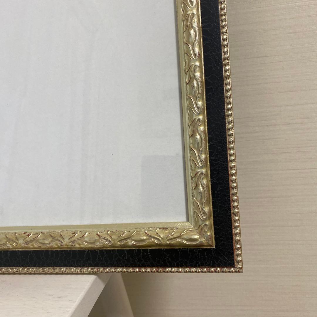 額縁　ゴールド額　金額縁　高級水彩額　絵画額縁　豪華　ポスター