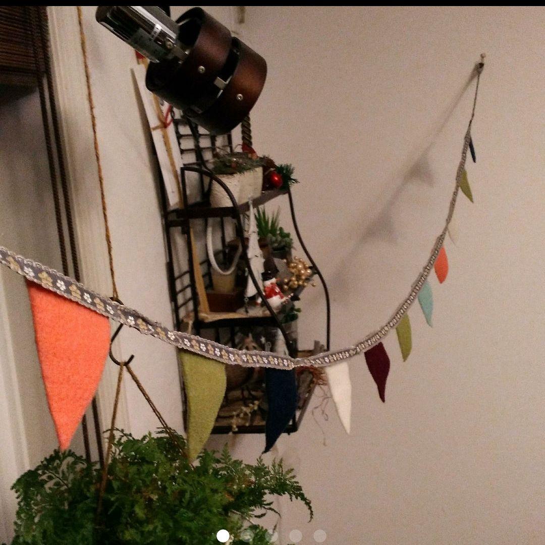 新品☆ガーランド☆フェルトフラッグ