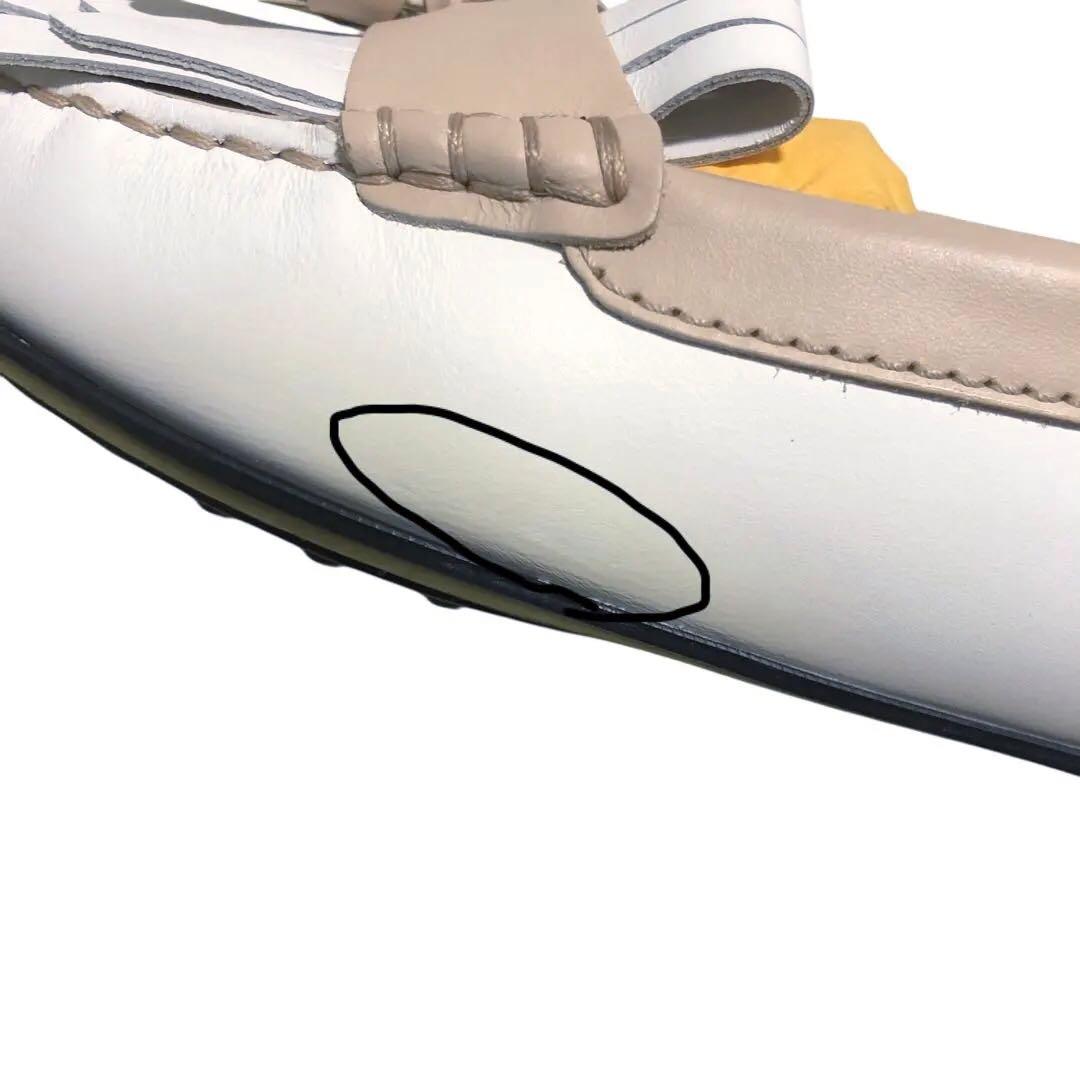 未使用 TOD'S ドライビングシューズ 34.5 フリンジ タッセル