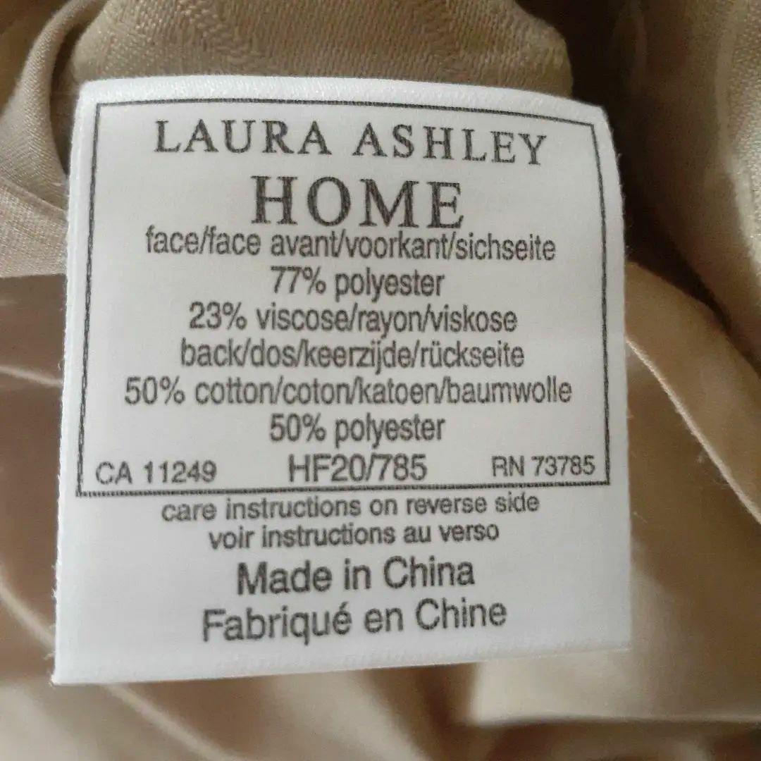 ローラアシュレイ　 ストライプ シングル布団・枕カバーセット　ベージュ系