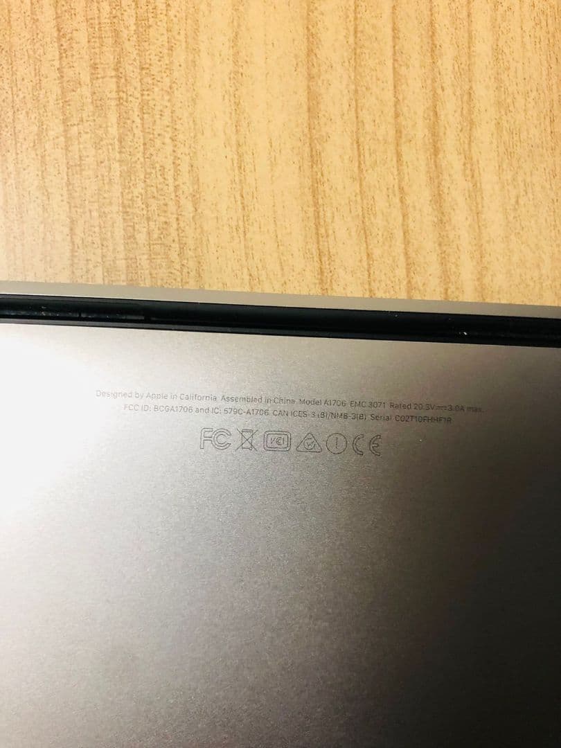 【ジャンク】MacBookPro 13/ i7Ram16/1TB/