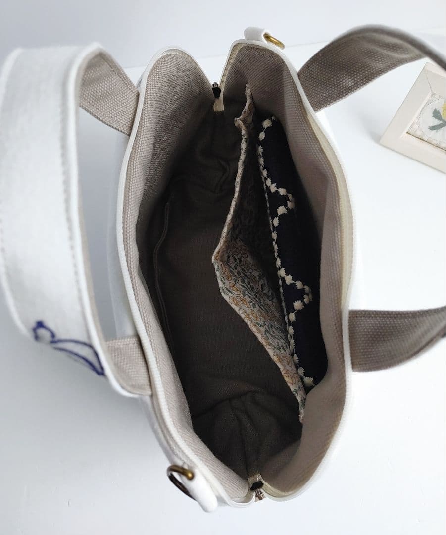 訳あり ミナペルホネン kanata ミニサイズ ファスナーバッグ