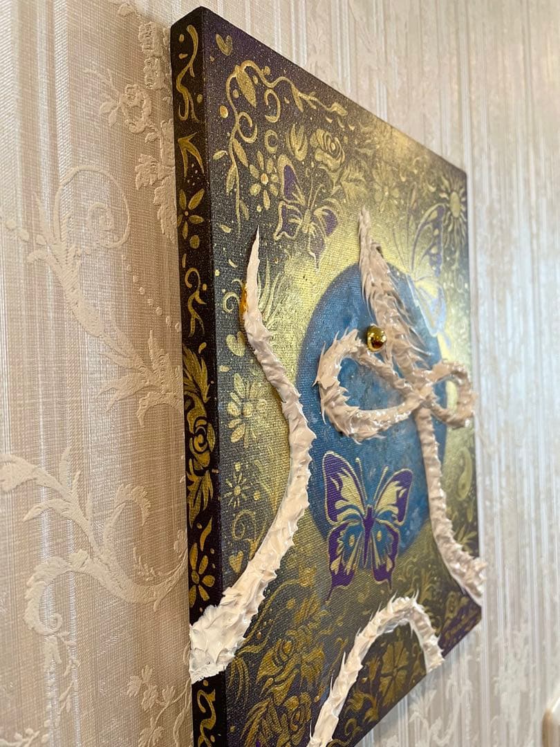 新田☆ インフィニティ 開運絵画 テクスチャーアート 龍神 龍ノツカイ