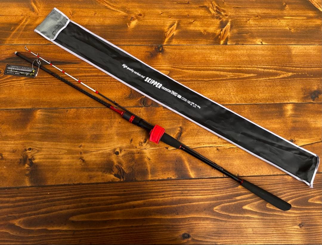 ジギングロッド　デジタルカウンター付きリール　スパイラル　パワーハンドル　船釣り