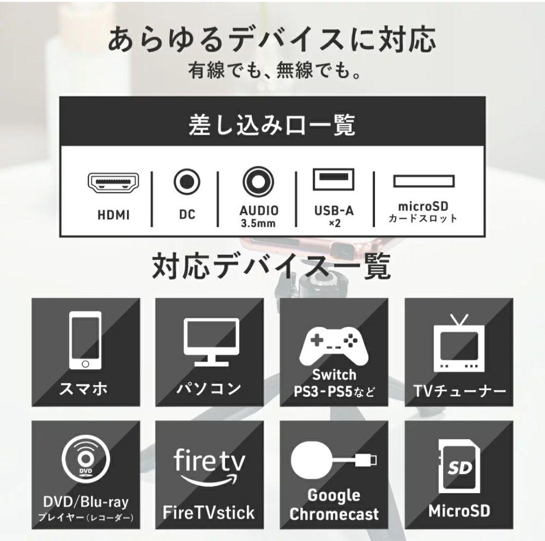 UENO-mono MINI SMART PROJECTOR KABÉNI