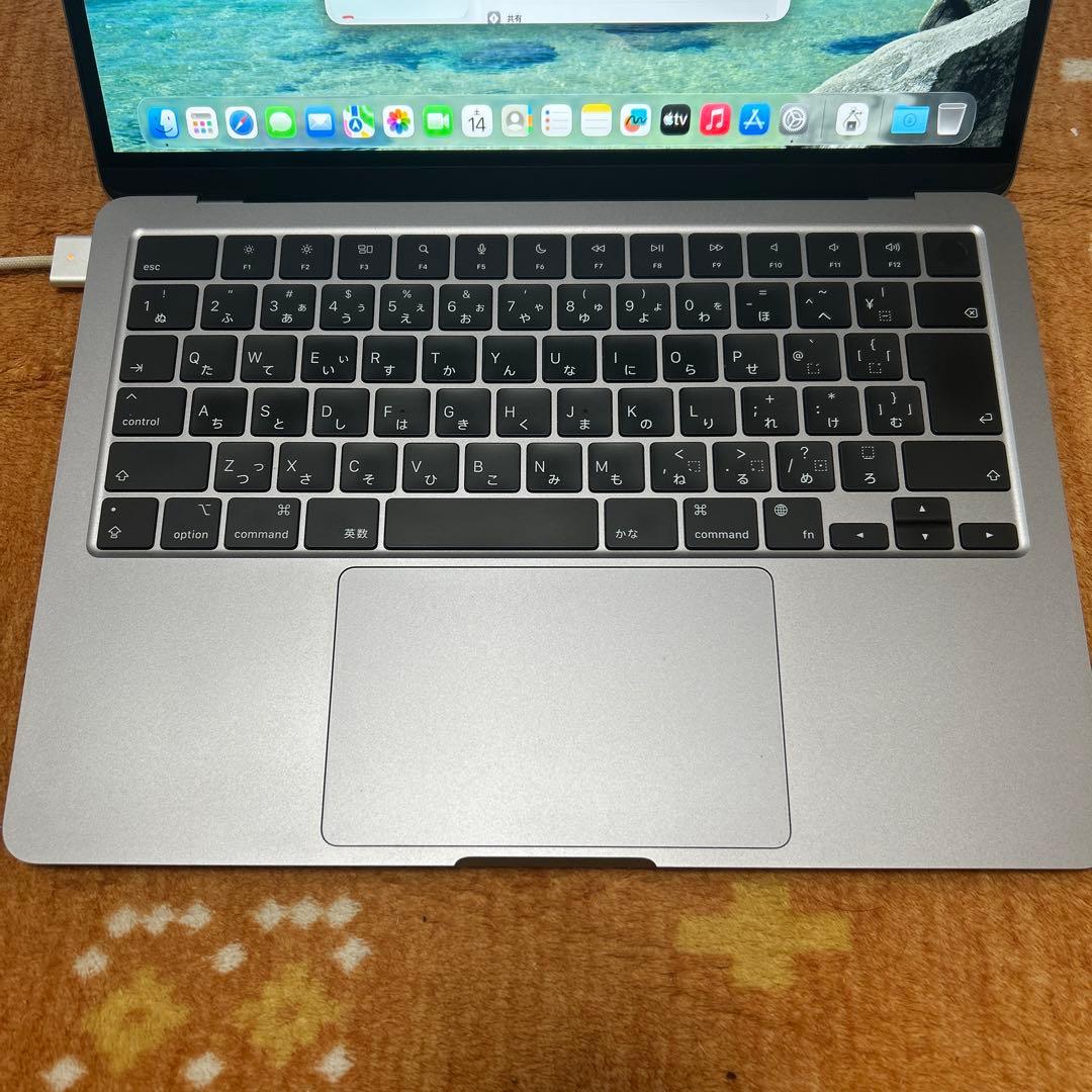 美品MacBookAir A2681 M2 16GB 500GB スペースグレイ