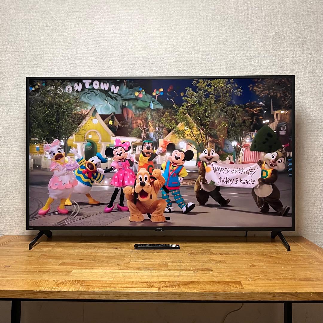 SHARP 65V型 4K 液晶テレビ AQUOS 4T-C65FL1 24年製