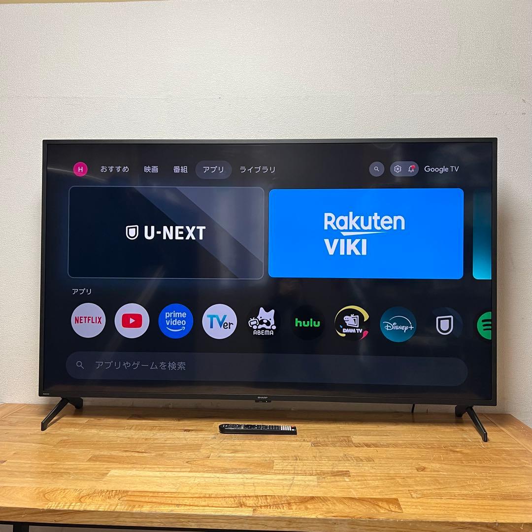 SHARP 65V型 4K 液晶テレビ AQUOS 4T-C65FL1 24年製