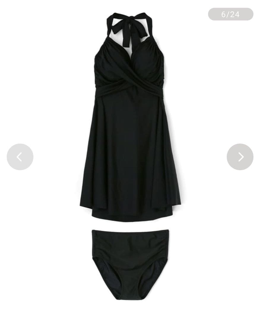 【2025年新作】ワコール定番商品カップ使用　クロスワイヤーAライン水着