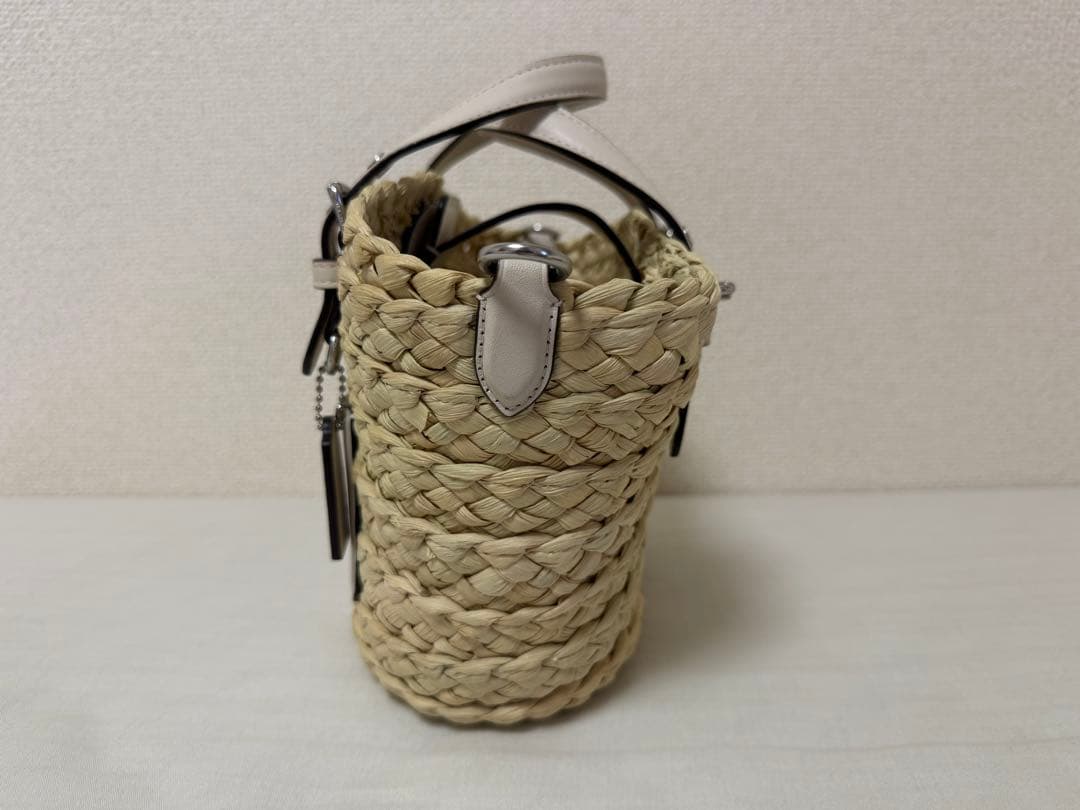 COACH CJ519 2WAY カゴバッグ ショルダーバッグ ハンドバック