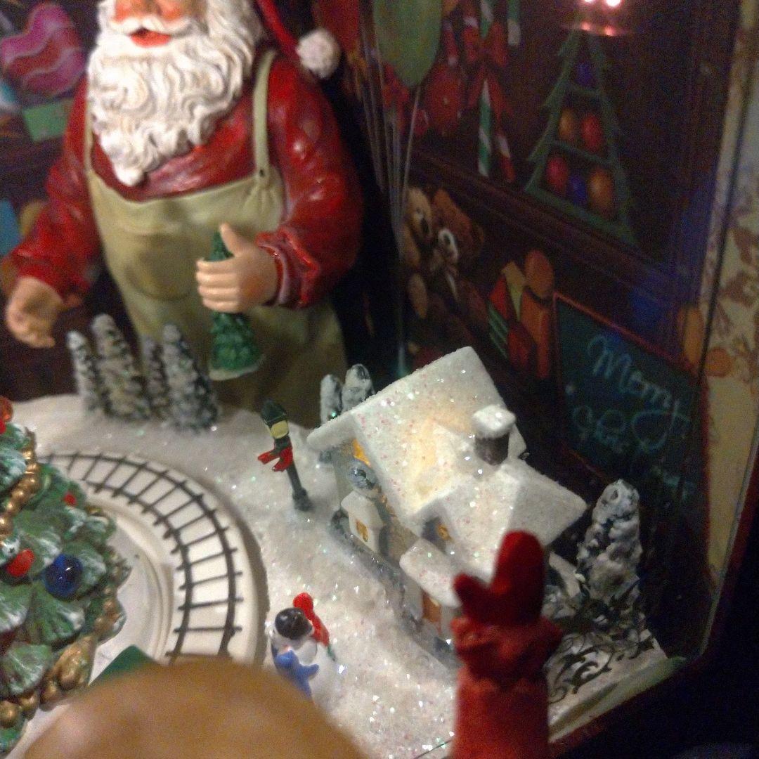 クリスマス置物　トイショップ　クリスマスオルゴール７曲