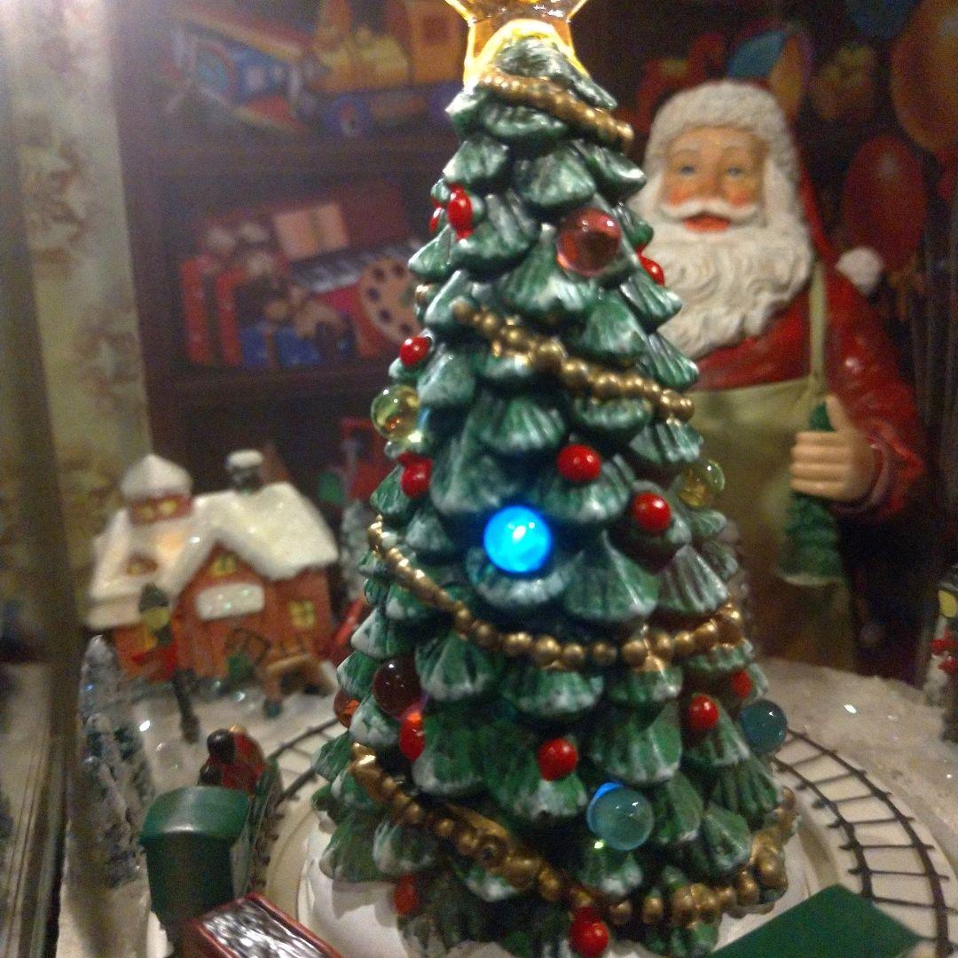 クリスマス置物　トイショップ　クリスマスオルゴール７曲