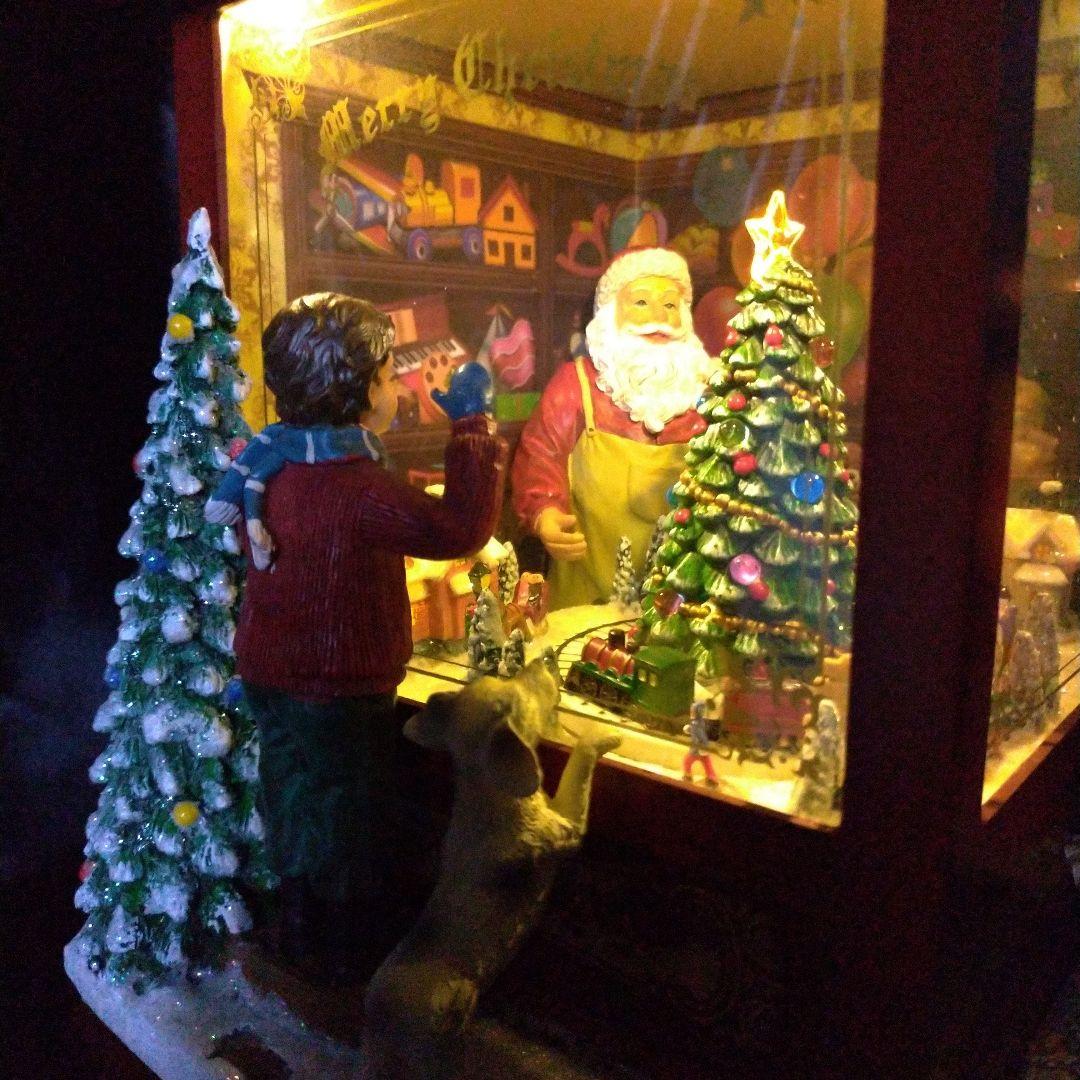 クリスマス置物　トイショップ　クリスマスオルゴール７曲