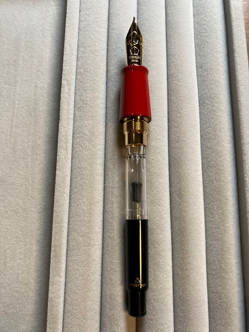 【未使用に近い】Namiki万年筆　朱20号　M（中字）