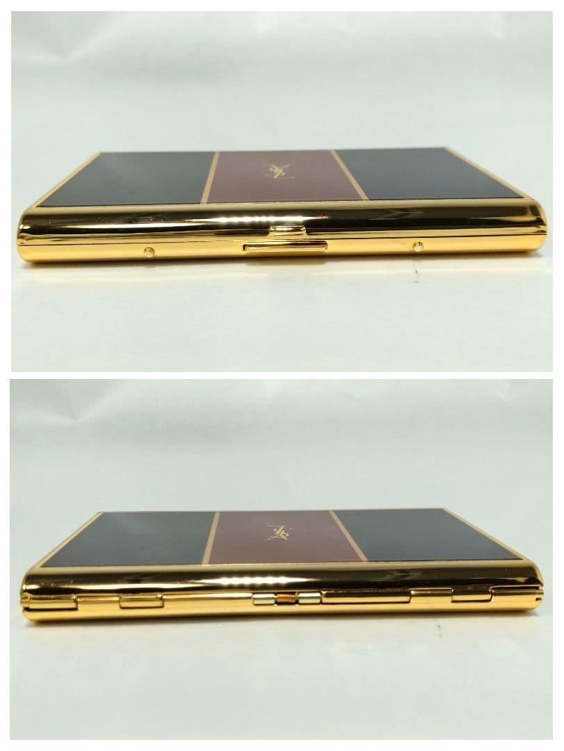 ほぼ未使用 イブ サンローラン タバコ シガレット ケース ヴィンテージ 金属製