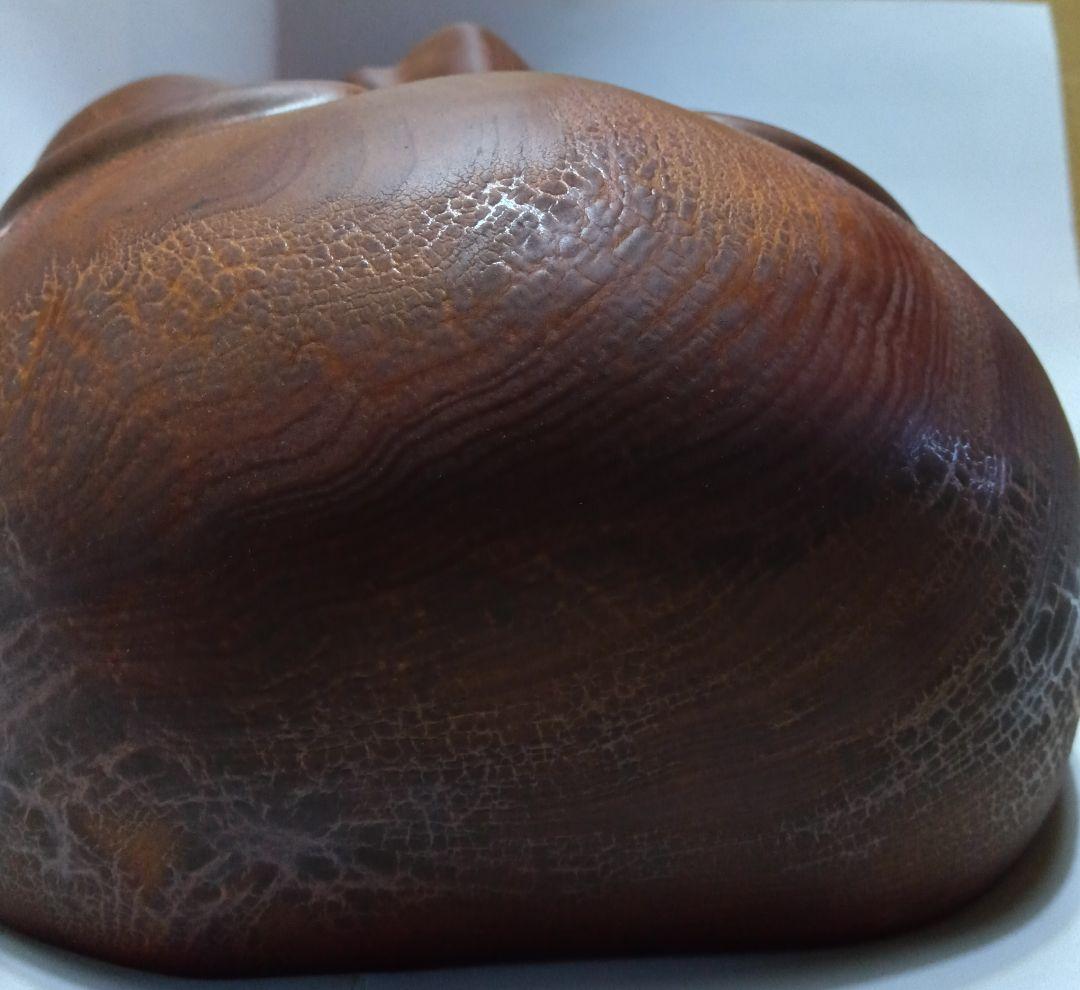 【大型】#木彫り お面 木製 民芸 壁掛け 表情豊か 経年変化あり