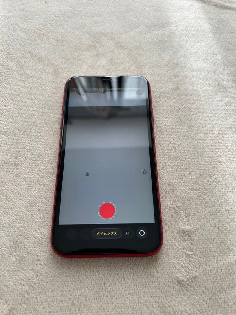 【ジャンク】iPhone 11 レッド 128GB 本体 バッテリー100%