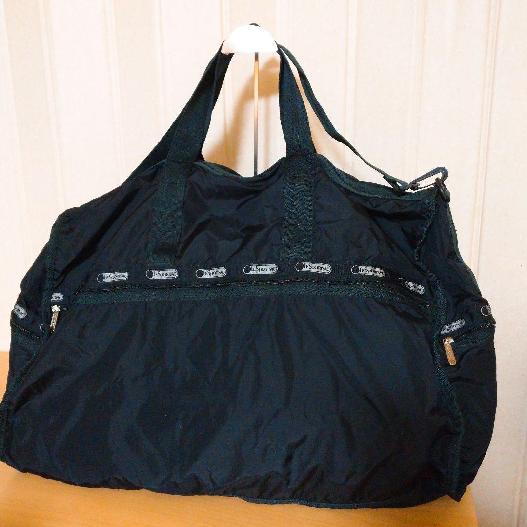 大容量　XLサイズ　LESPORTSAC　ボストンバッグ 　◆鍵付き