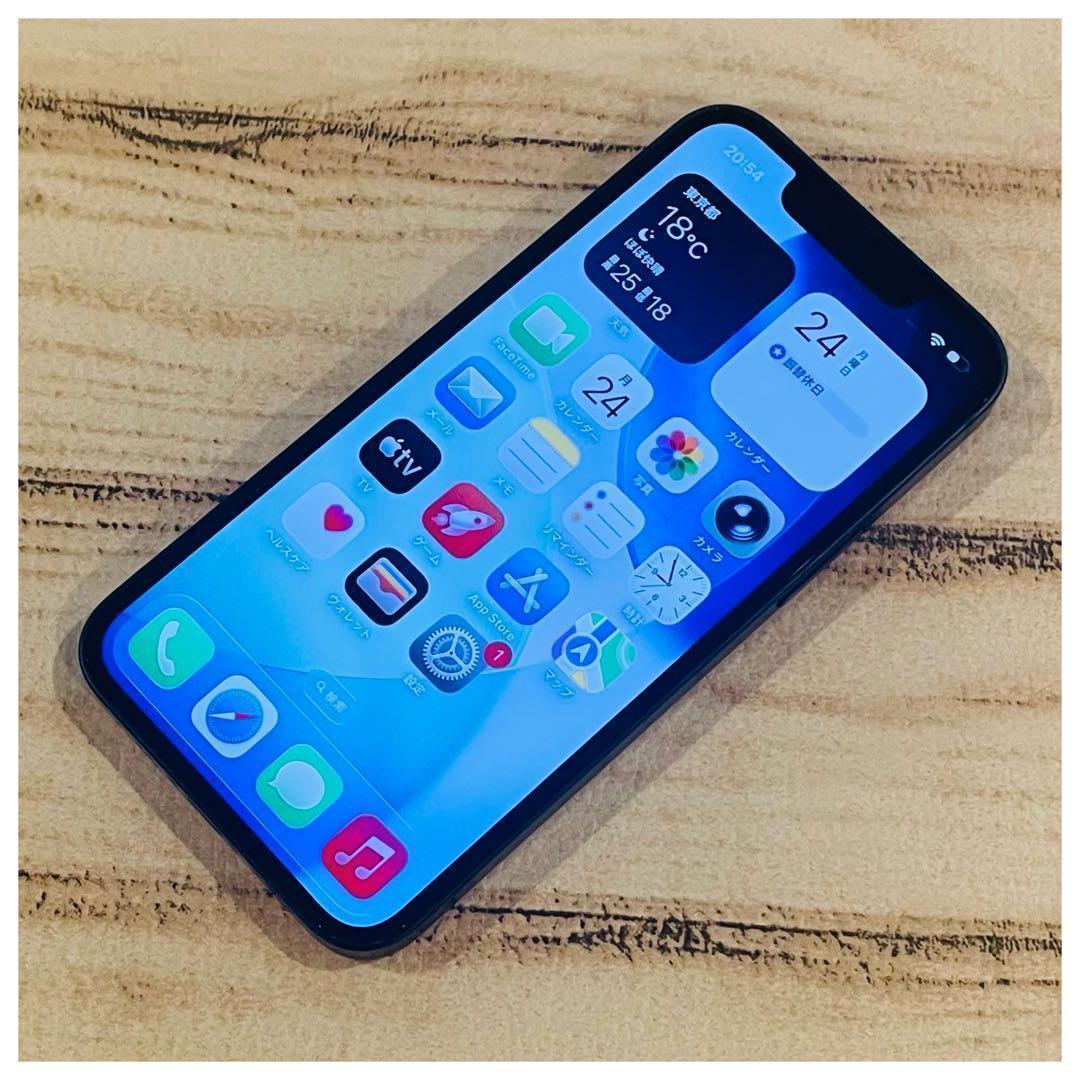 【美品】iPhone13mini ブラック 128GB SIMフリー 本体