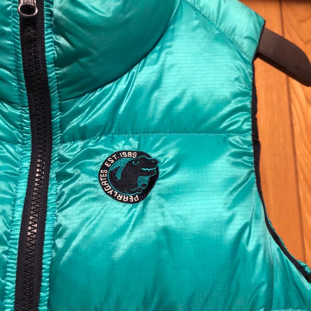 パーリーゲイツ　ダウンベスト　リバーシブル　ロゴ　ゴルフ　防寒