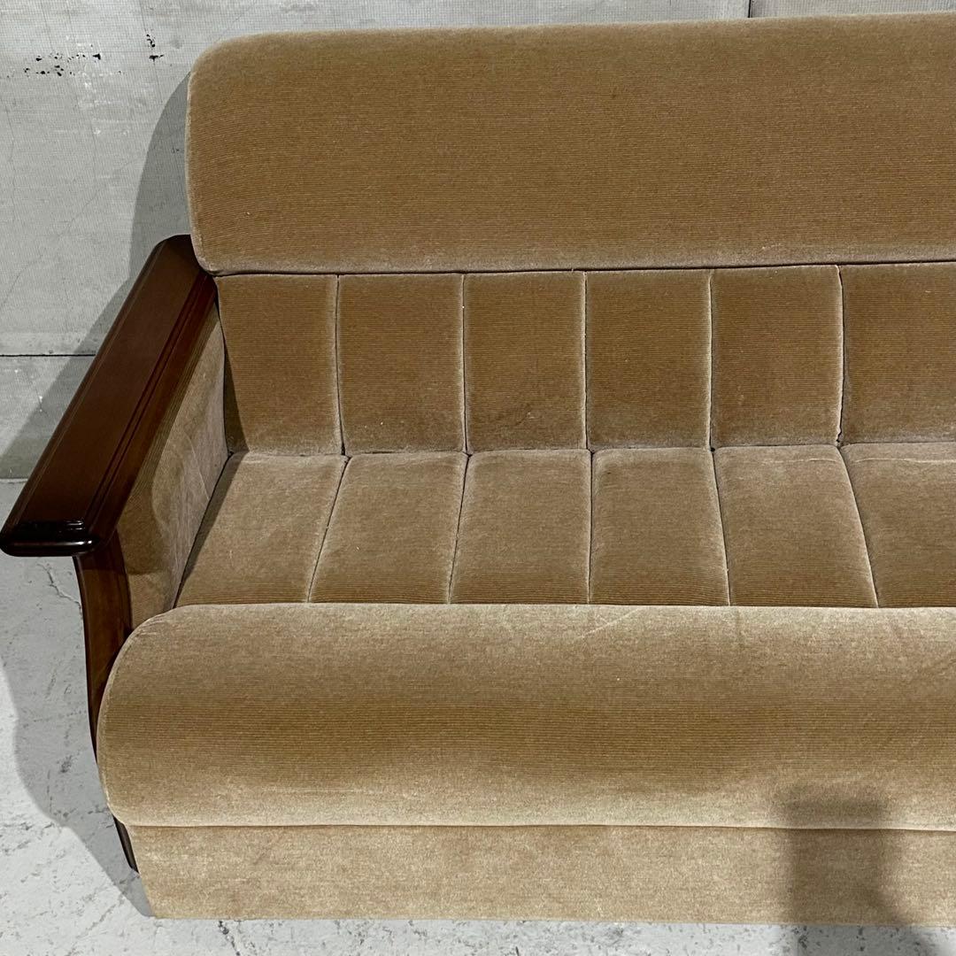 ✦70s✦maruni マルニ ミッドセンチュリー 昭和レトロ ソファー ベロア