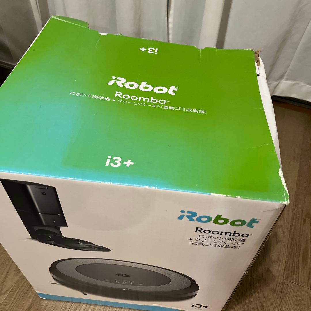Roomba i3+i3550ロボット掃除機+グリーンスペース（自動ゴミ収集機）