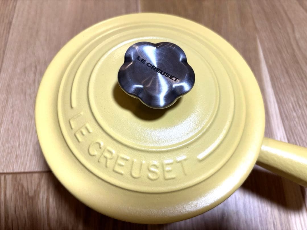 LE CREUSET ル・クルーゼ ソースパン16 フラワーつまみ