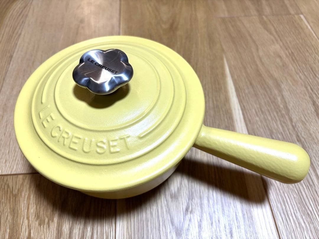 LE CREUSET ル・クルーゼ ソースパン16 フラワーつまみ