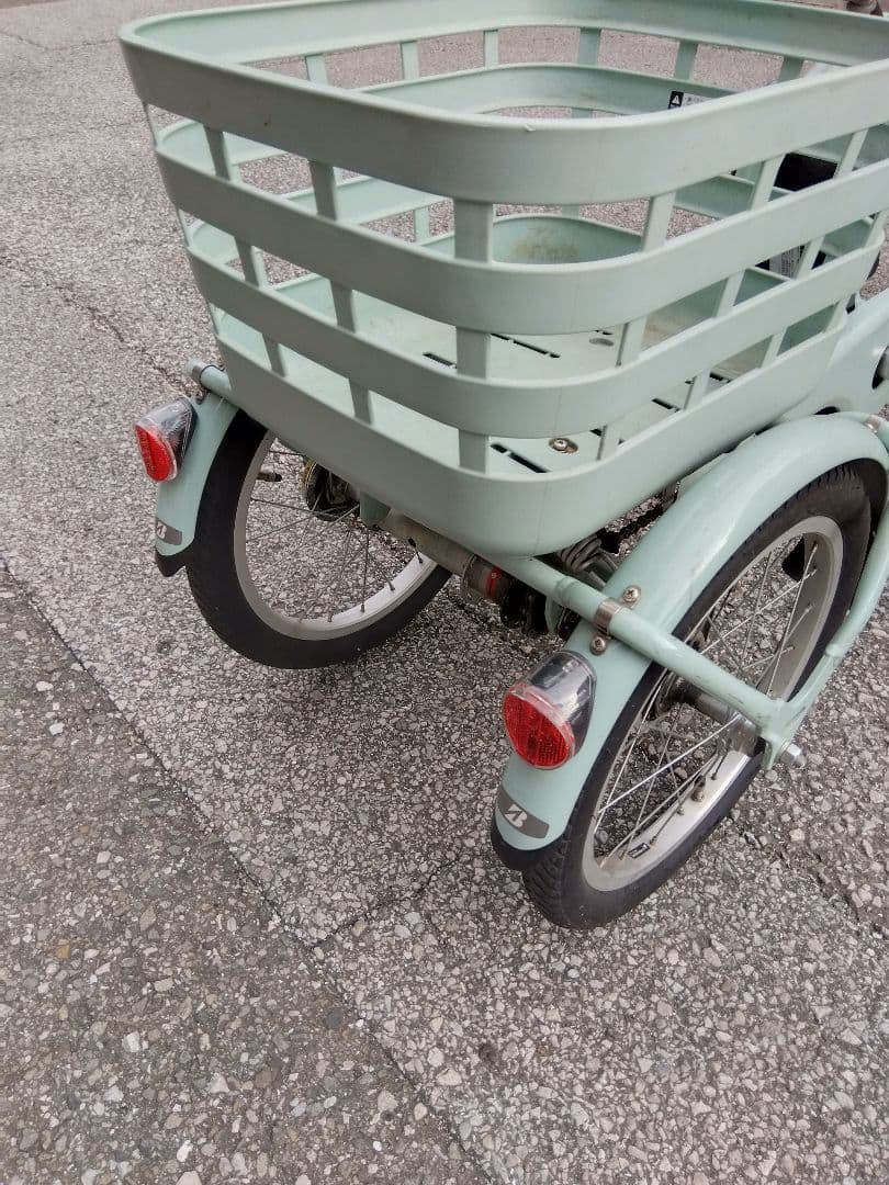 みよさん専用電動アシスト三輪車 ミントグリーン