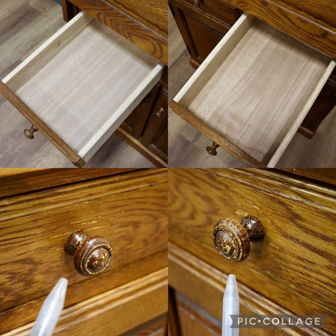 GMHH422○勇峰工芸 ライティングビューロー デスク 机 ライティングドレッ