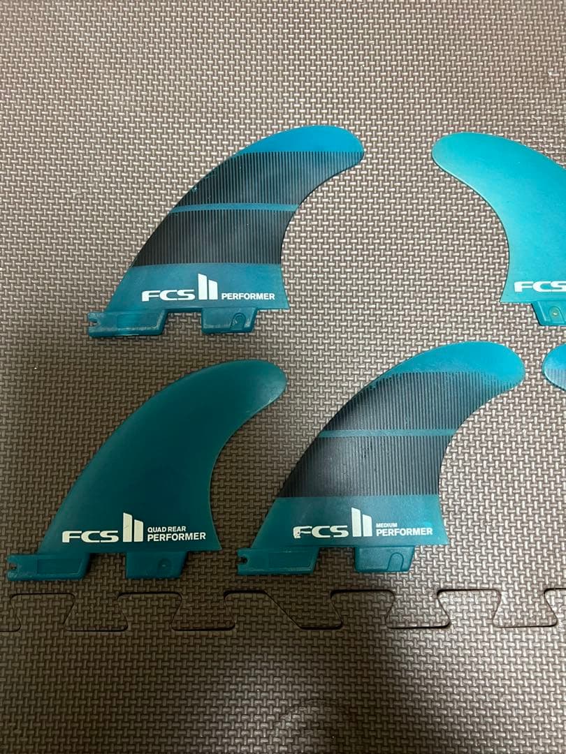 FCS II PERFORMER サーフボードフィン 5枚セット