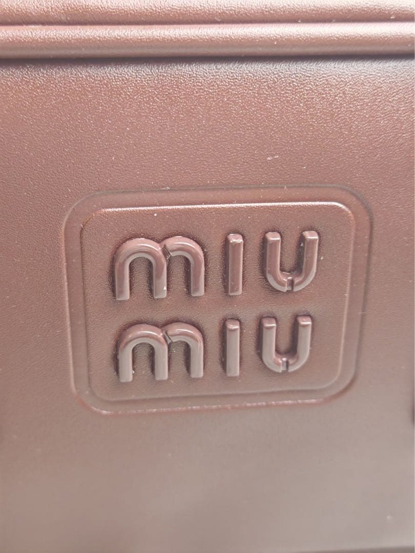 MIU MIU マドモアセル ミニ ショルダーバッグ ブラウン　美品