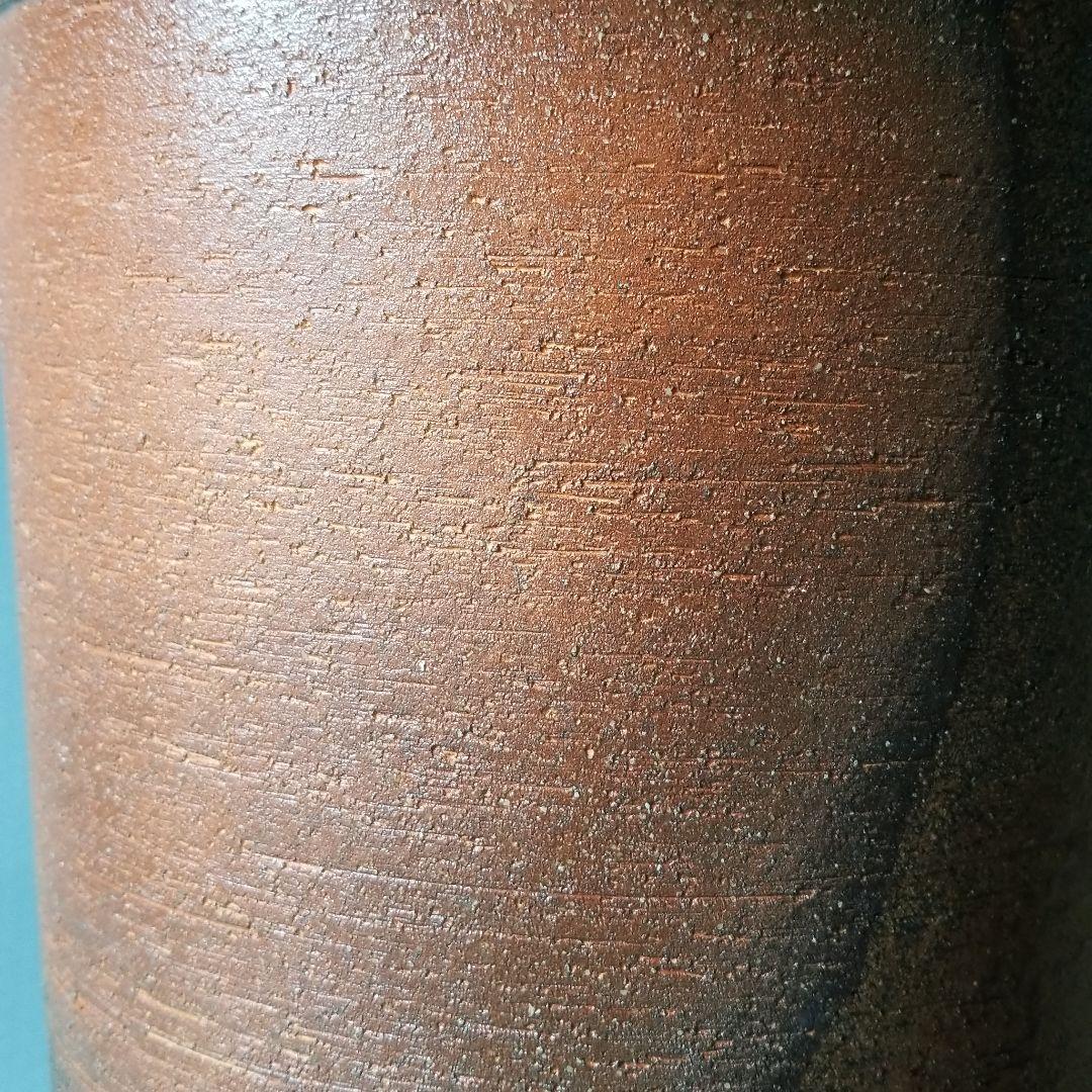 信楽焼 傘立て サビ窯変 高さ５５cm