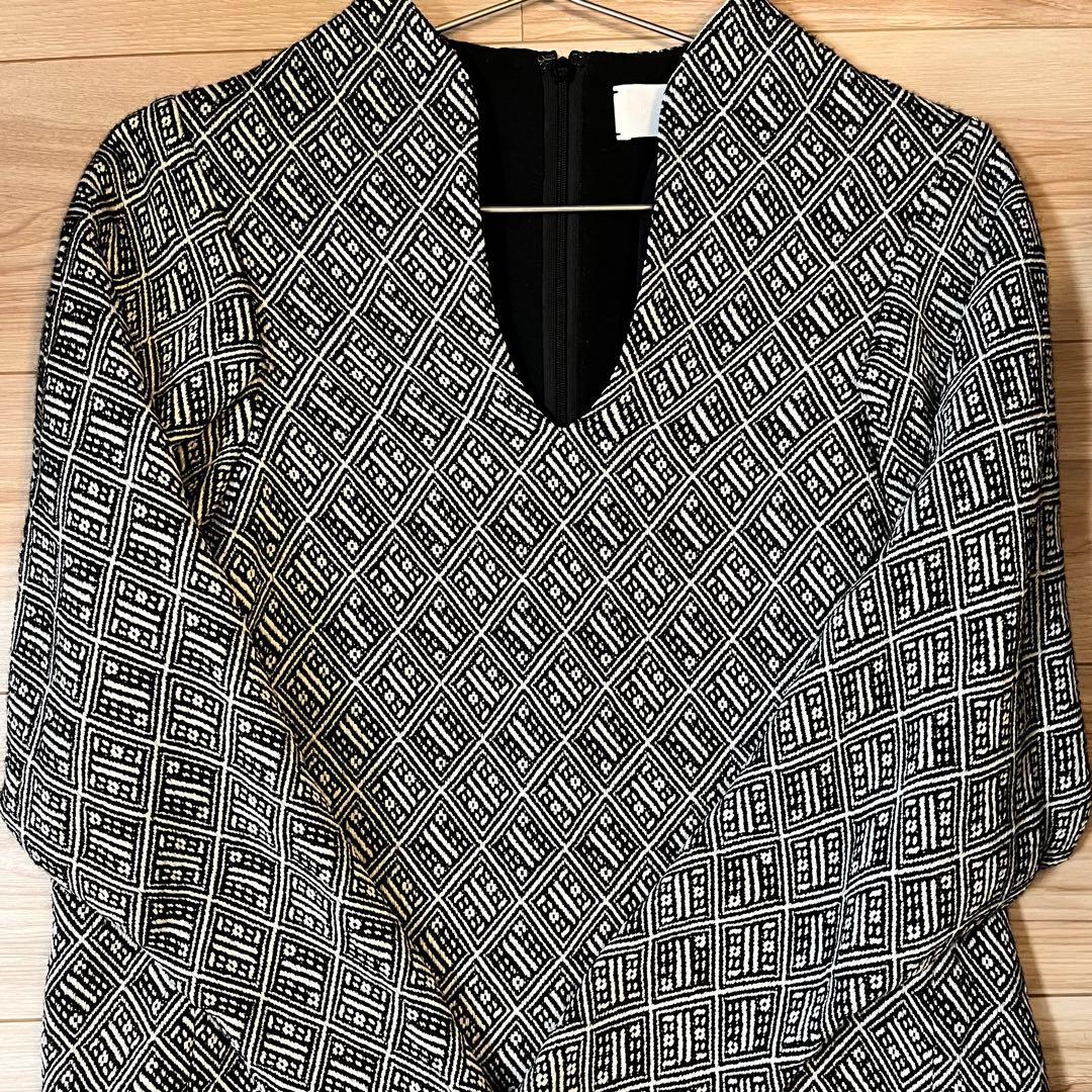 mame フリンジワンピース