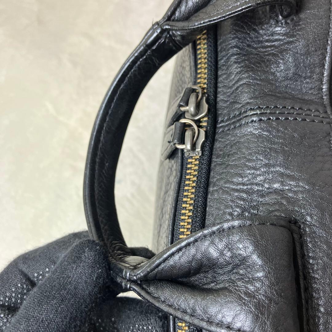 美品✨ポーター ウィズ オールレザー シボ革 A4 ビジネスバッグ ブラック