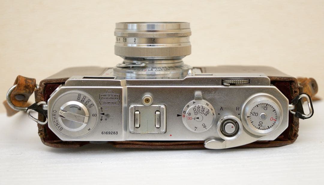 Nikon S2 レンジファインダーカメラ 革ケース付き